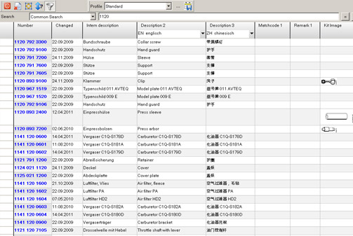 mediaCAT - File Manager - table viewer editor multilanguage